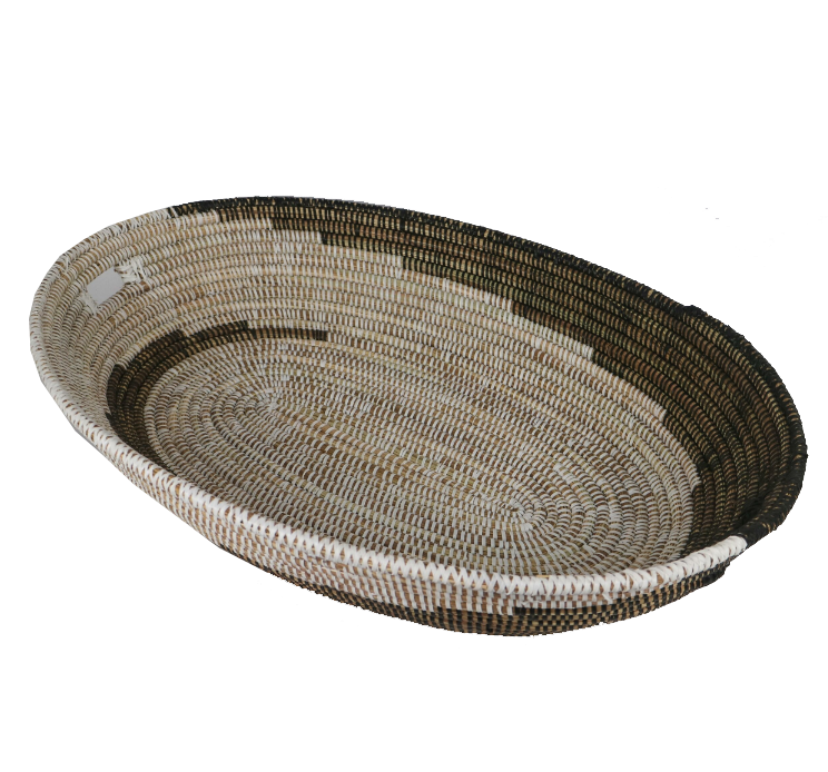 Oval Linen Basket