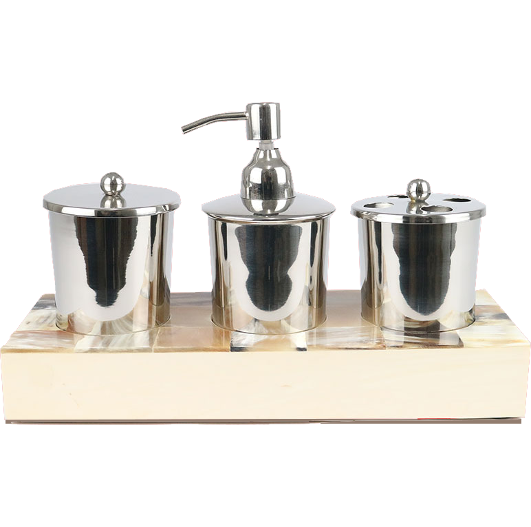 Horn Metal Vanity Set