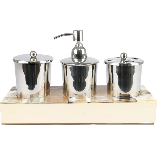 Horn Metal Vanity Set