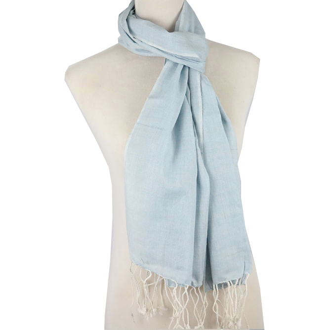 Linen Scarf Blue Colour