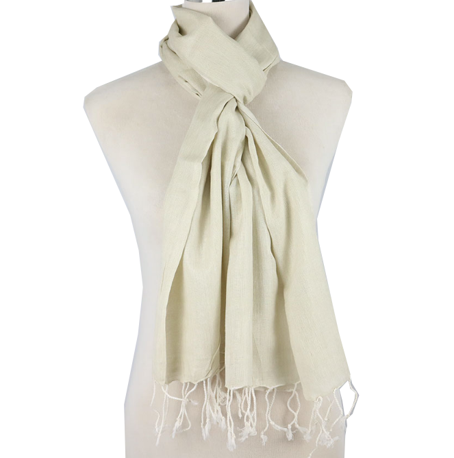 Linen Scarf Cream Colour