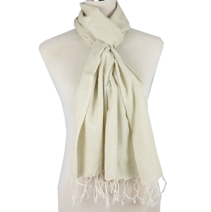 Linen Scarf Cream Colour