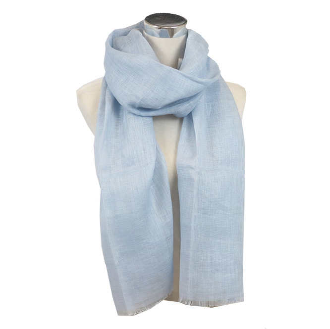 Linen Scarf Blue