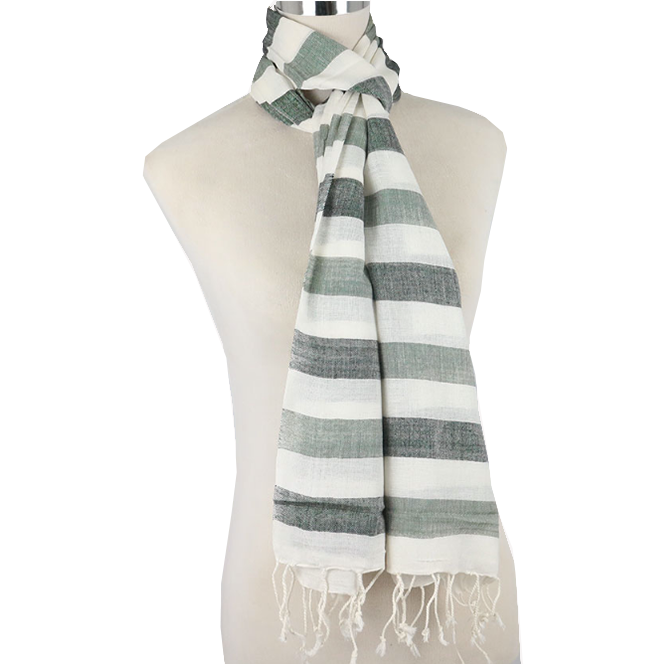 Linen Stripped Scarf