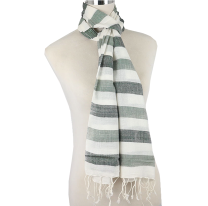 Linen Stripped Scarf