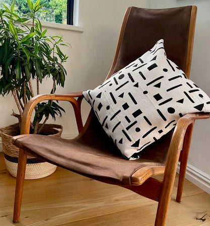 Mud Cloth Geometric Cushion