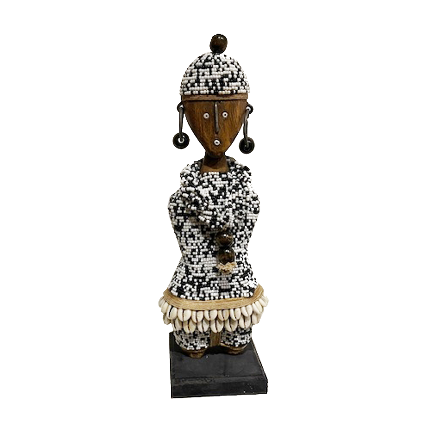 Lady Naamji Doll Medium Black & White 