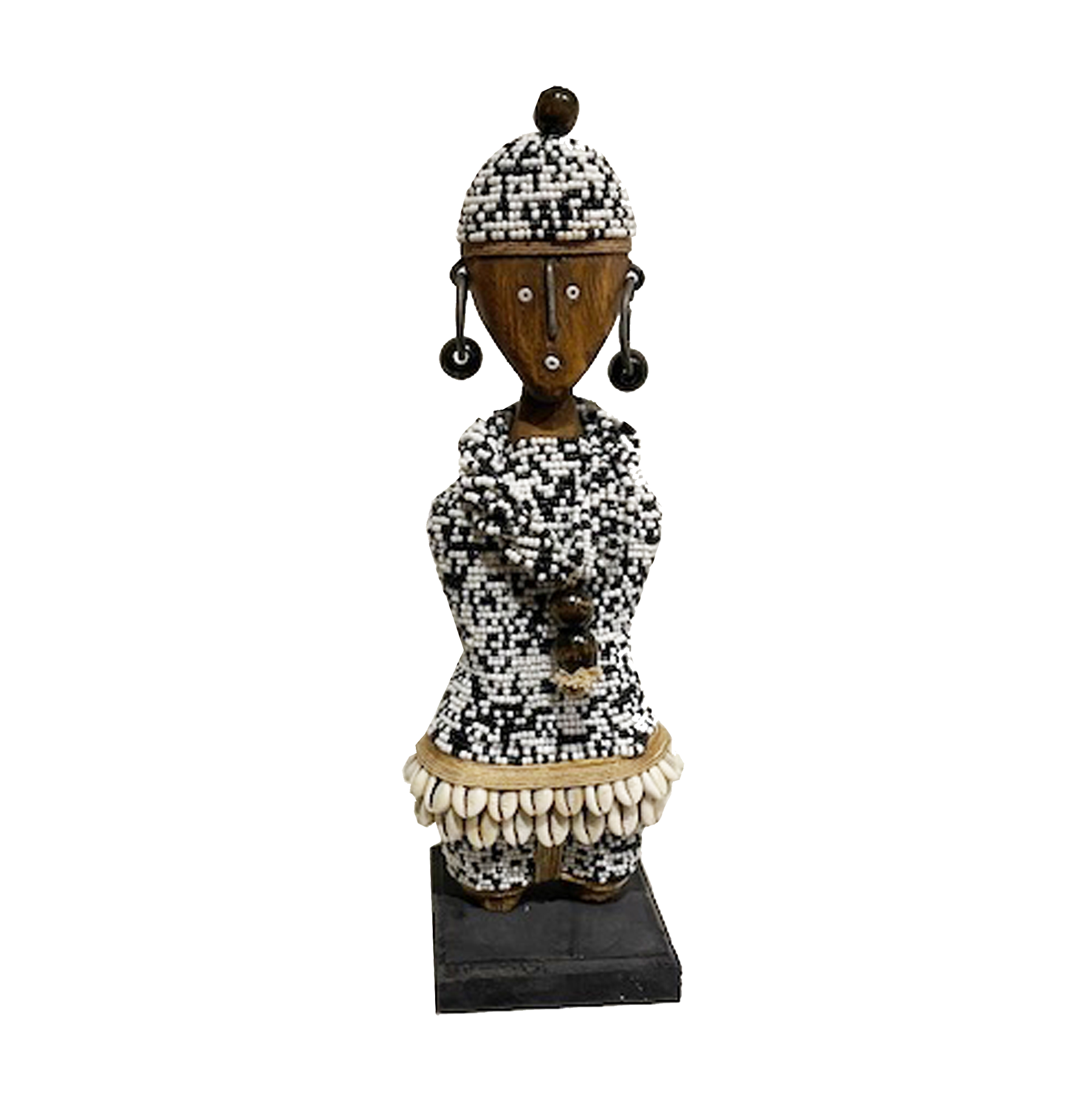 Lady Naamji Doll Medium Black & White 