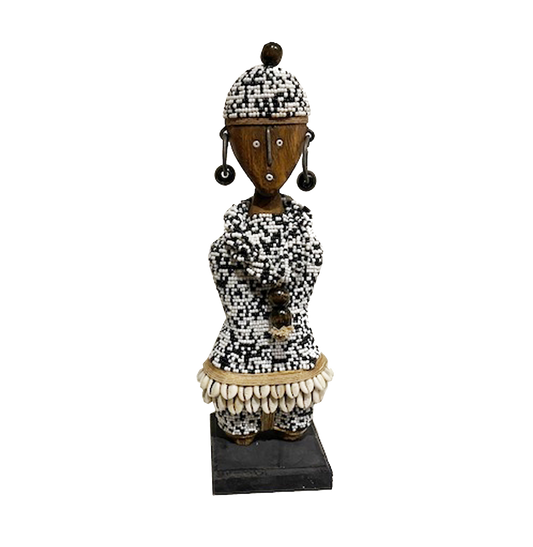 Lady Naamji Doll Medium Black & White 