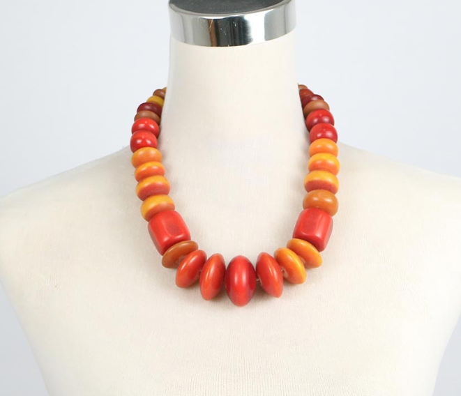 Necklace Amber Style Choker