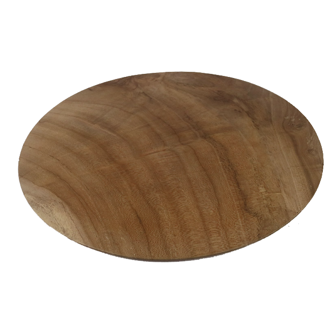 Teak Organic Plate