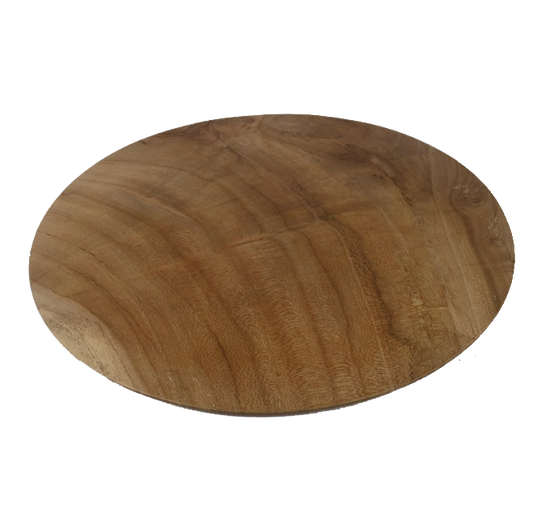 Teak Organic Plate