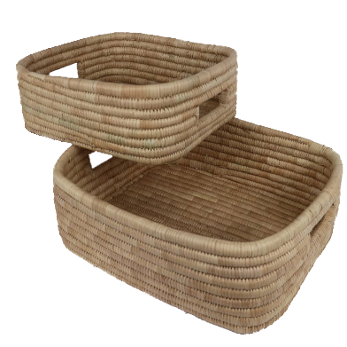 Rectangular storage-baskets Set of 2