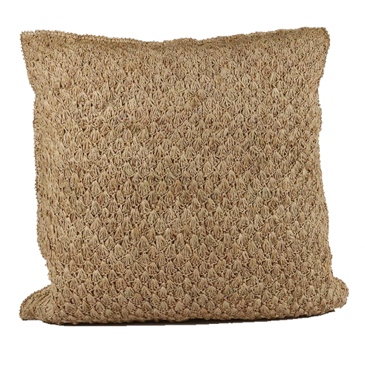 Raffia Cushion Crochet  - Indlu Afrika