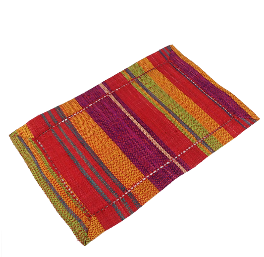 Raffia Rectangular Multicolour Placemats 