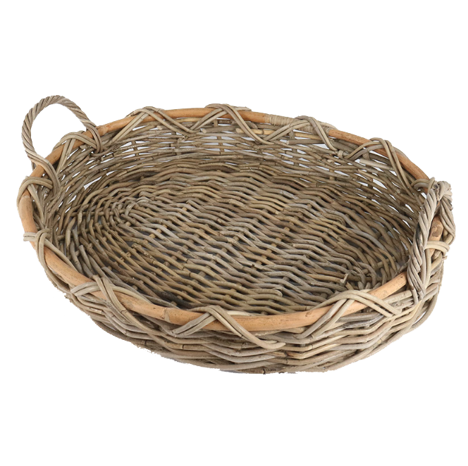 Rattan Thick Oval Fruit Tray South Africa