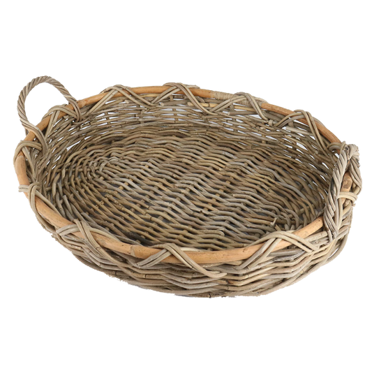 Rattan Thick Oval Fruit Tray South Africa