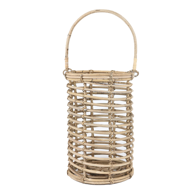 rattan floor lantern