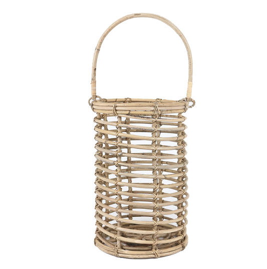 rattan floor lantern