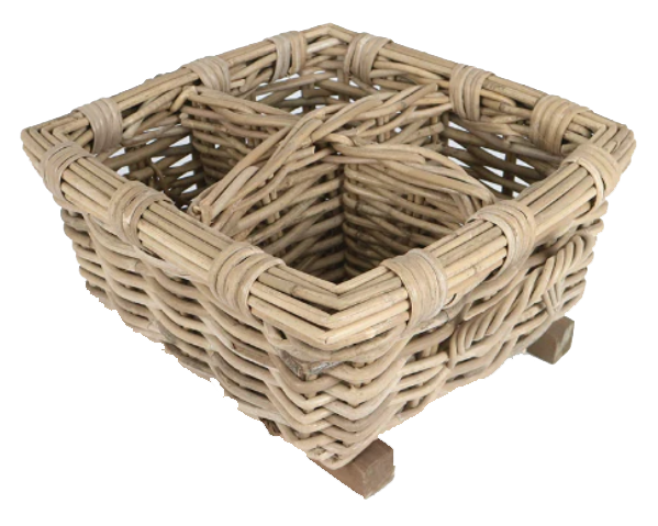 Rattan Herb Planter Basket