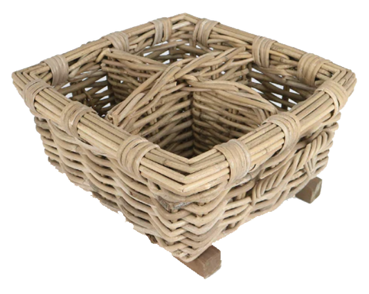 Rattan Herb Planter Basket