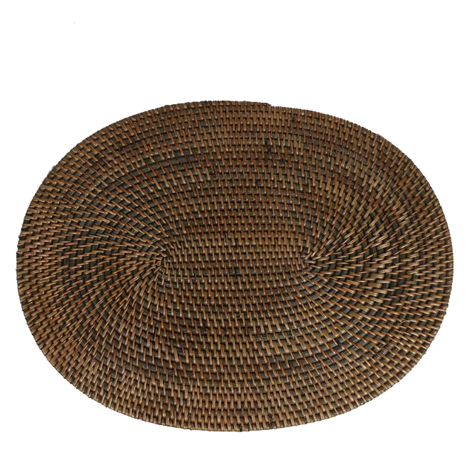 Rattan Oval Placemats 6pcs