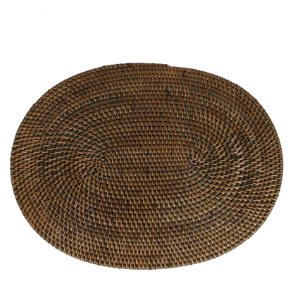 Rattan Oval Placemats 6pcs