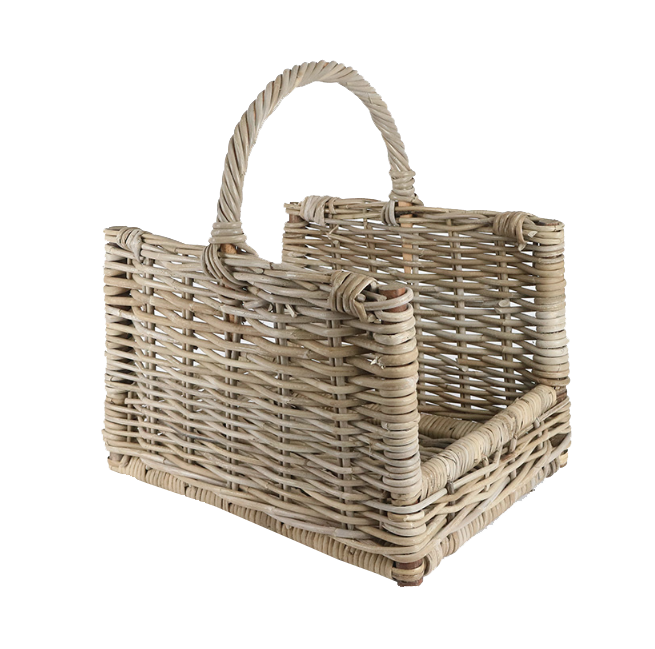 Rattan Thick Fire Wood Basket