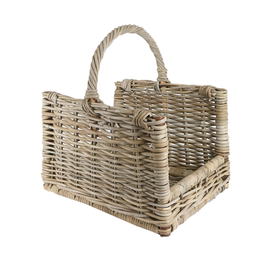 Rattan Thick Fire Wood Basket