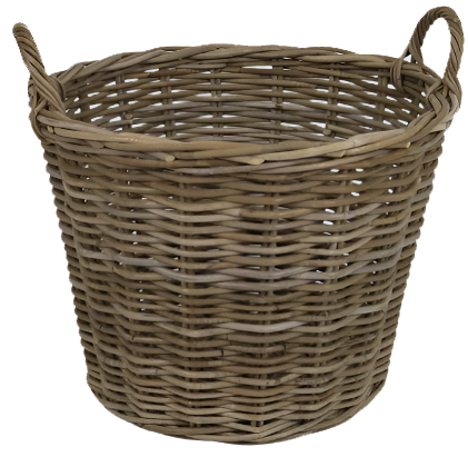 Rattan Thick Harvest Bucket Basket