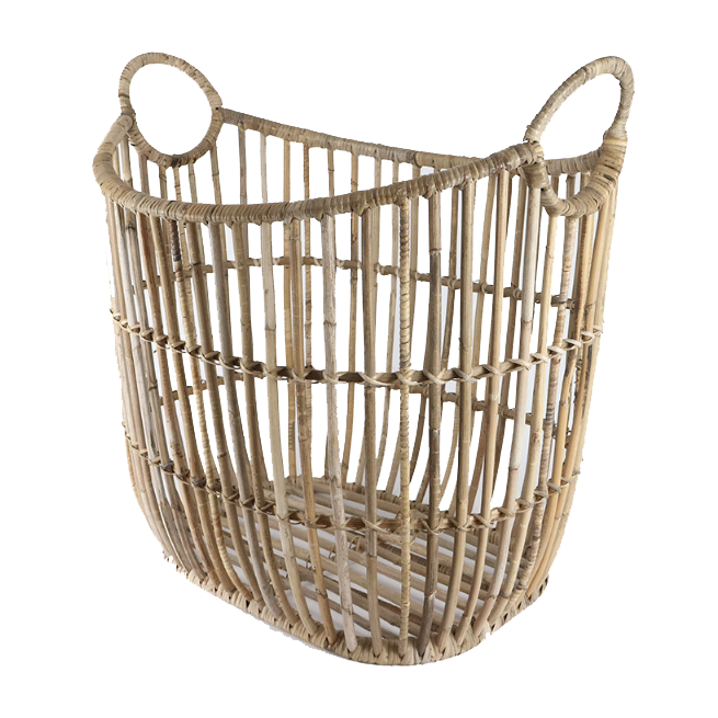 Rattan Thick Boat Laundry Basket