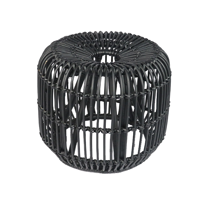 Rattan Thick Stool Apple - Indlu Afrika