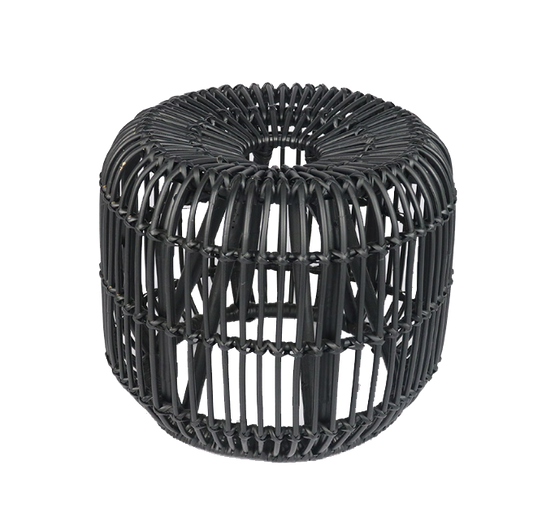 Rattan Thick Stool Apple - Indlu Afrika