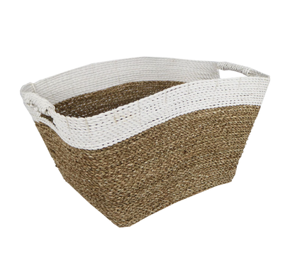 Seagrass Linen Basket