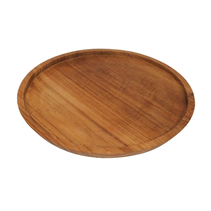 Teak Underplate Front View