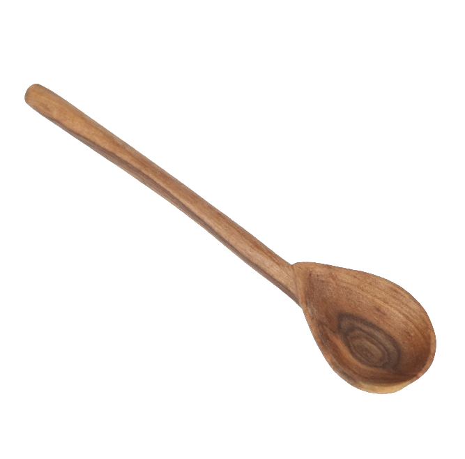 Thin Wood Salt & Pepper Spoon