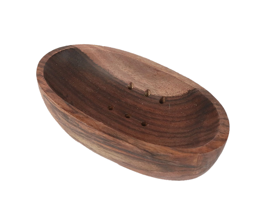 Wood Soap dish Oval