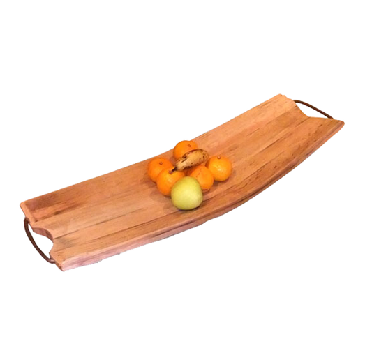 Wooden Fruit Bowl with handles