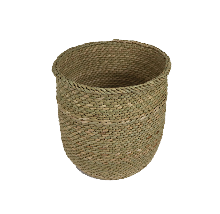 Large Iringa basket, handwoven from sustainable materials, natural earthy color.