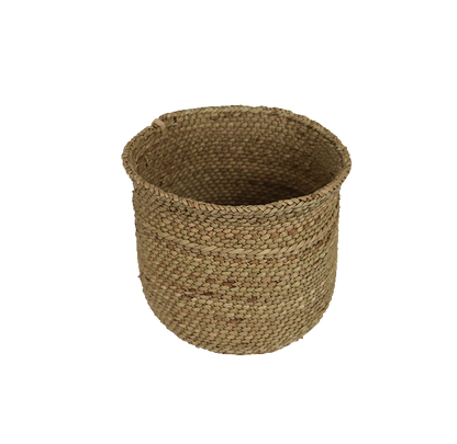 Large Iringa handwoven basket with natural earthy tones.