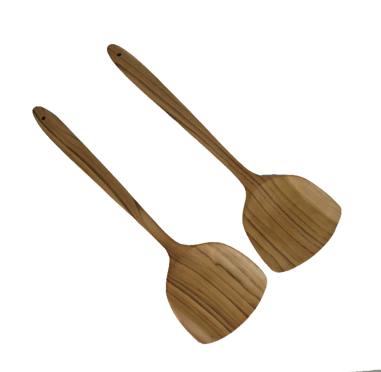 Teak Salad Server Set