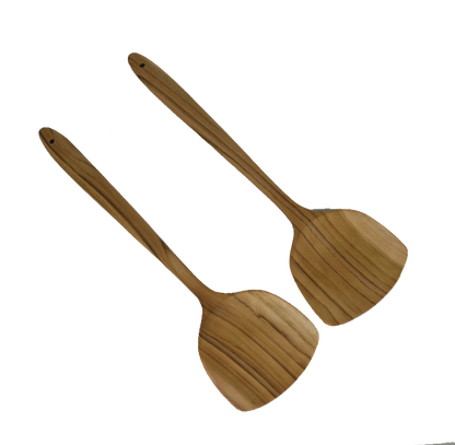 Teak Salad Server Set