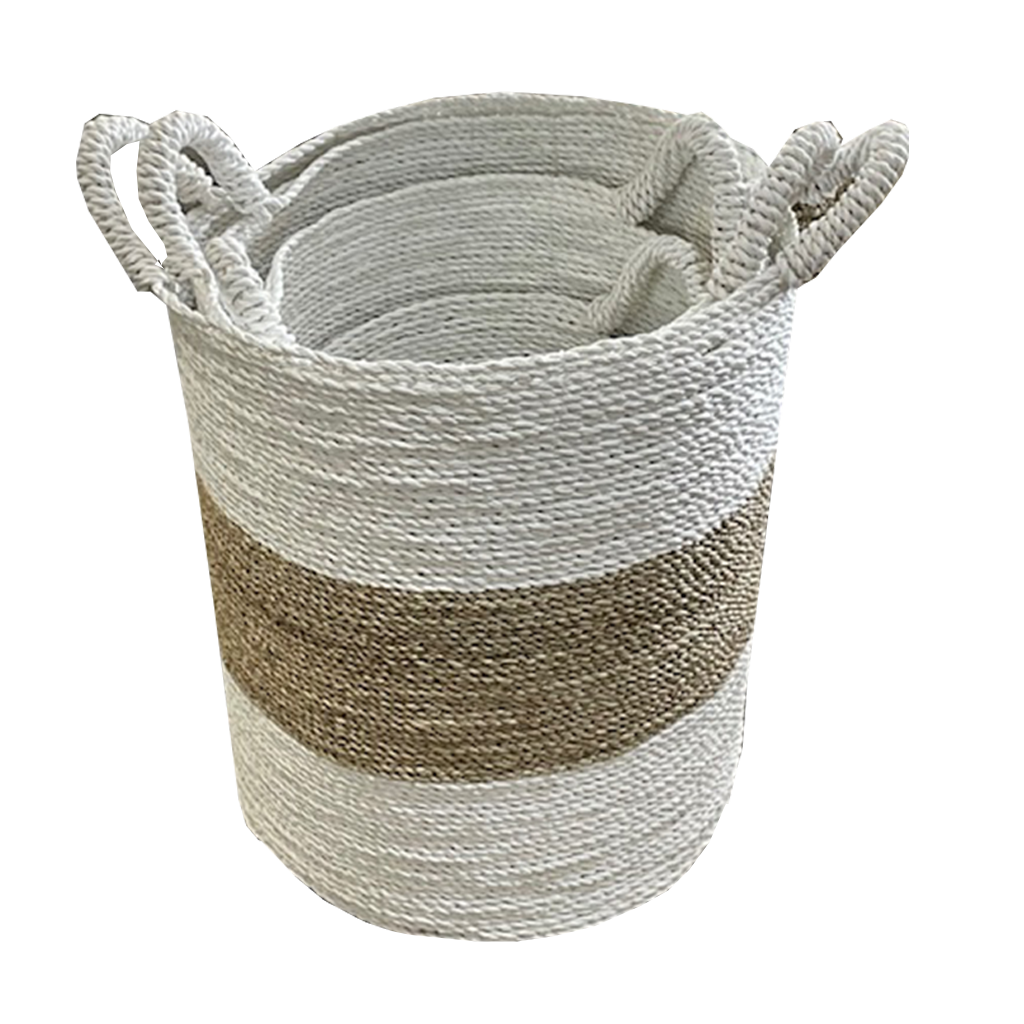 Seagrass Laundry Basket Set of 4