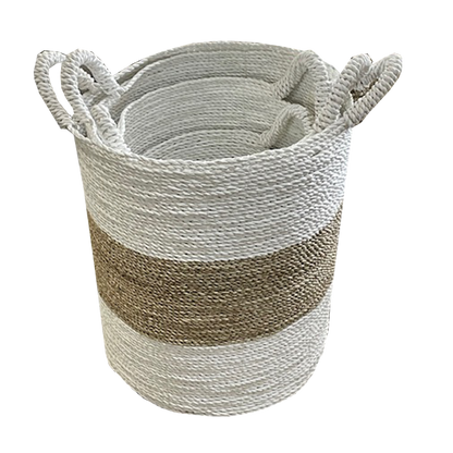 Seagrass Laundry Basket Set of 4