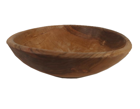 Wood Bowl Round 8" - Elegant Dining Table Decor - Indlu Afrika