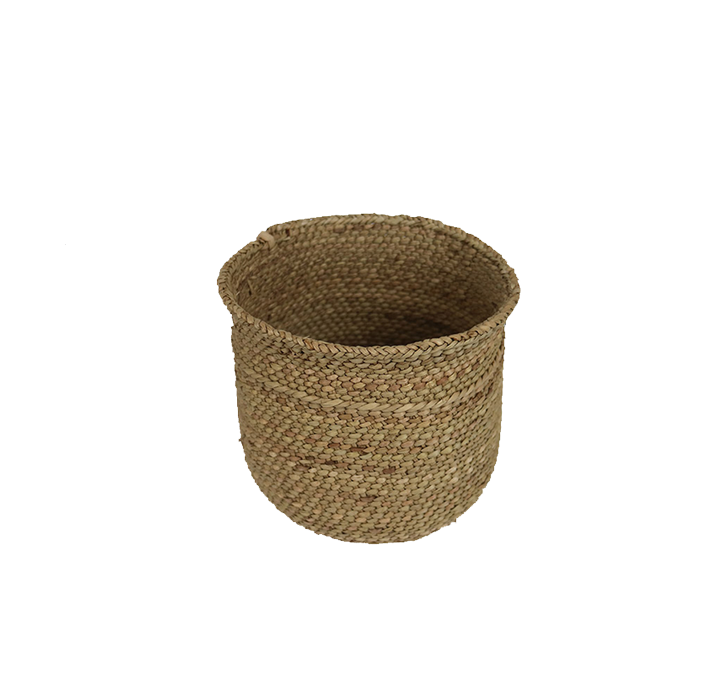 Handwoven Iringa Basket Large in natural earthy tones.