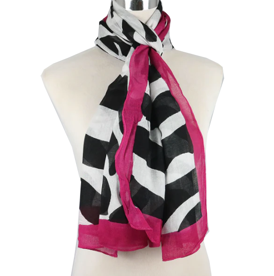 zebra scarf