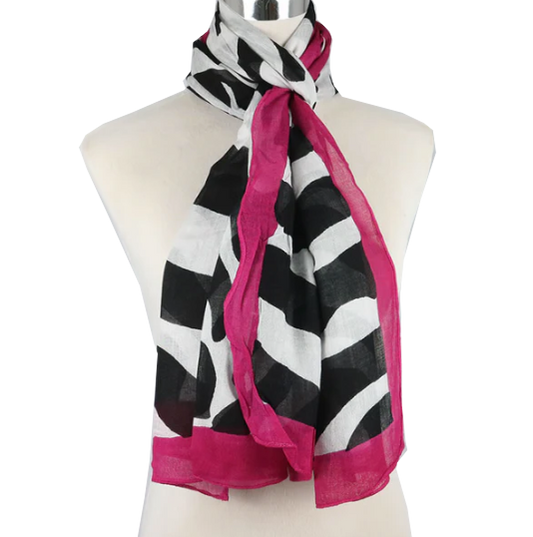 zebra scarf